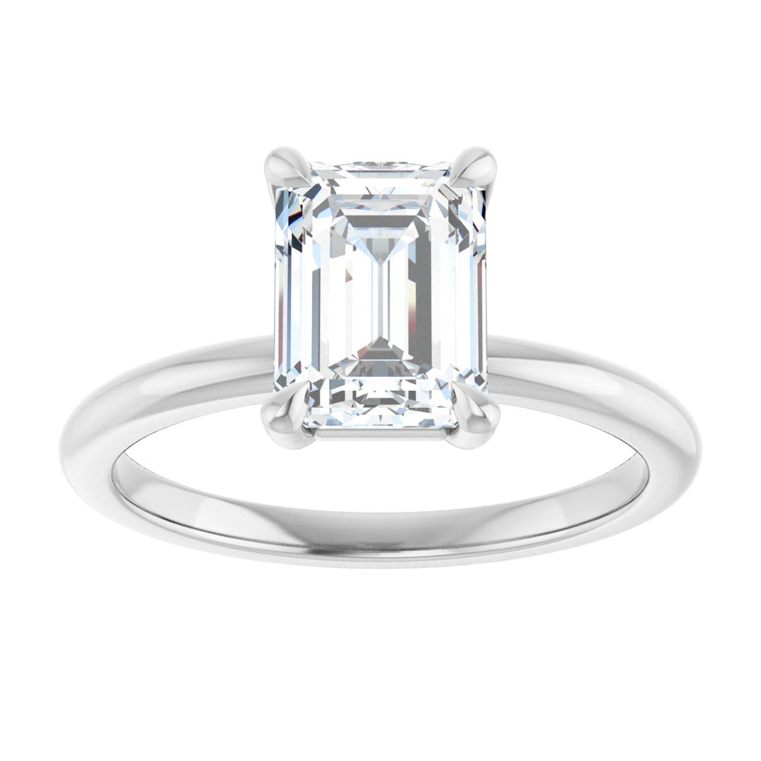 14K Gold 3/4-2 1/2 Carat Luxury Lab-Grown Diamond Claw-Prong Engagement Ring