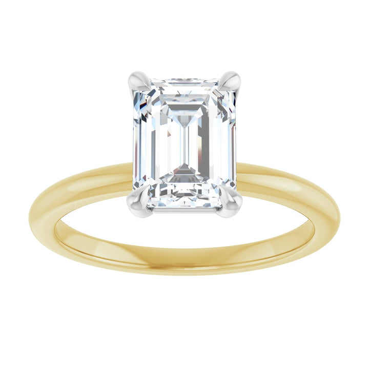 14K Gold 3/4-2 1/2 Carat Luxury Lab-Grown Diamond Claw-Prong Engagement Ring