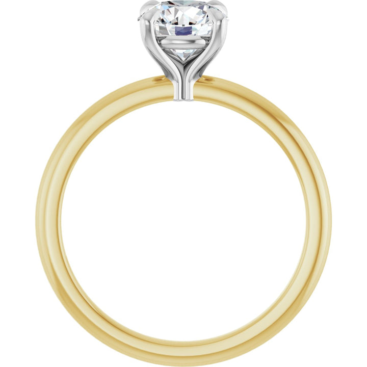 14K Gold 3/4-2 1/2 Carat Luxury Lab-Grown Diamond Claw-Prong Engagement Ring