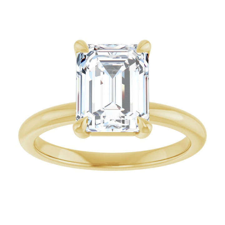 14K Gold 3/4-2 1/2 Carat Luxury Lab-Grown Diamond Claw-Prong Engagement Ring