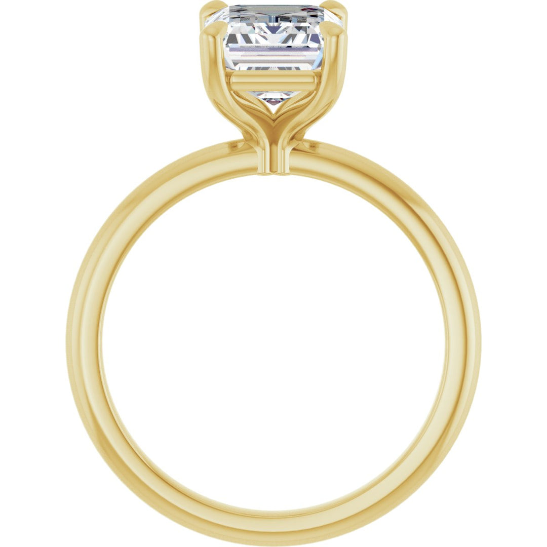 14K Gold 3/4-2 1/2 Carat Luxury Lab-Grown Diamond Claw-Prong Engagement Ring