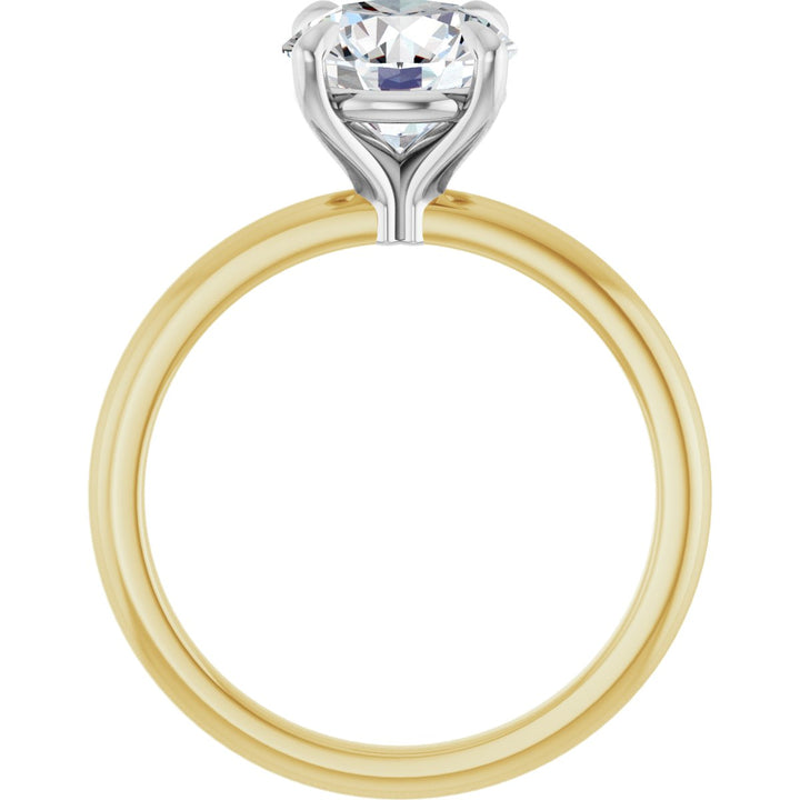 14K Gold 3/4-2 1/2 Carat Luxury Lab-Grown Diamond Claw-Prong Engagement Ring