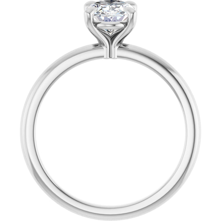 14K Gold 3/4-2 1/2 Carat Luxury Lab-Grown Diamond Claw-Prong Engagement Ring