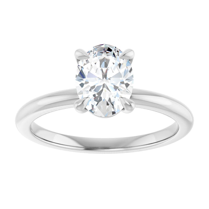 14K Gold 3/4-2 1/2 Carat Luxury Lab-Grown Diamond Claw-Prong Engagement Ring