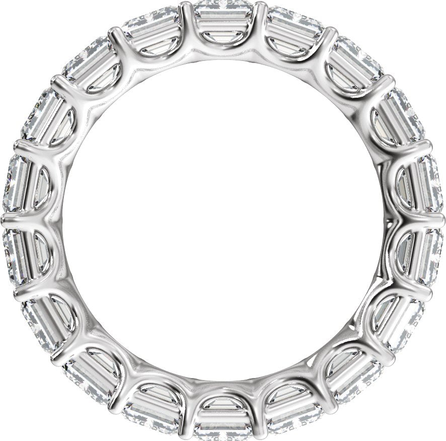 14K Gold 4 1/4-12 1/3 Carat Luxury Lab-Grown Diamond Low Profile Eternity Band