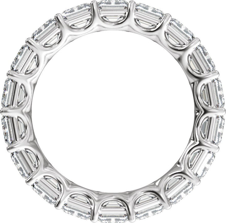 14K Gold 4 1/4-12 1/3 Carat Luxury Lab-Grown Diamond Low Profile Eternity Band