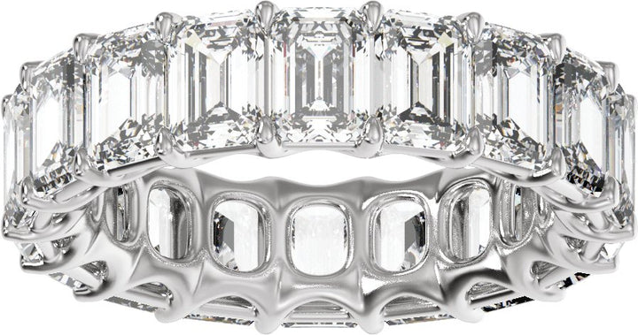 14K Gold 4 1/4-12 1/3 Carat Luxury Lab-Grown Diamond Low Profile Eternity Band