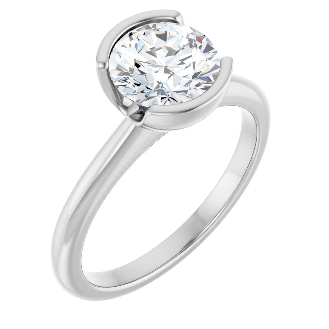 14K Gold 1-2 1/2 Carat Luxury Lab-Grown Diamond Engagement Ring