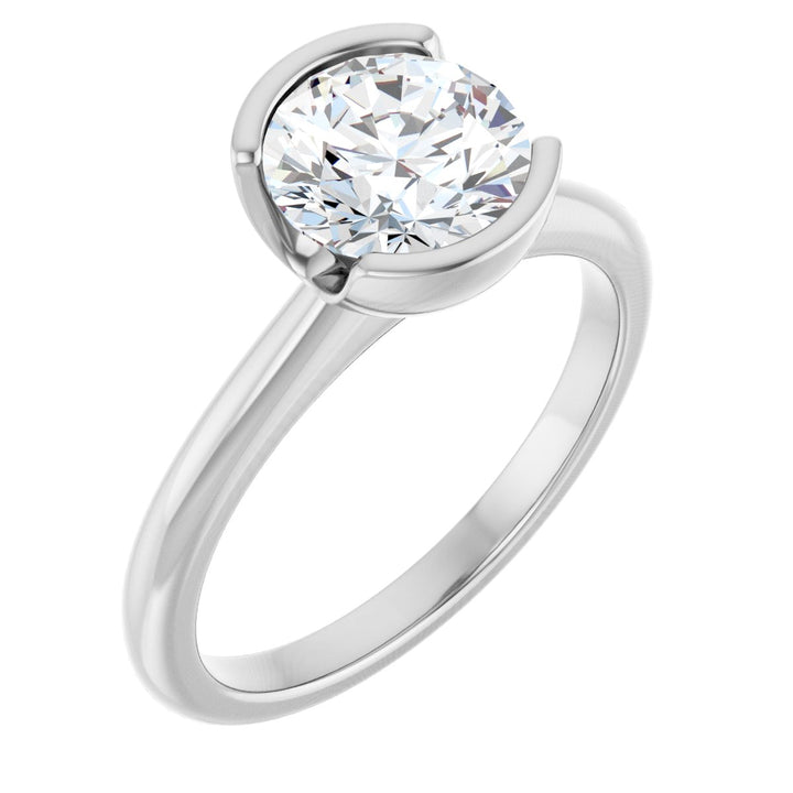 14K Gold 1-2 1/2 Carat Luxury Lab-Grown Diamond Engagement Ring