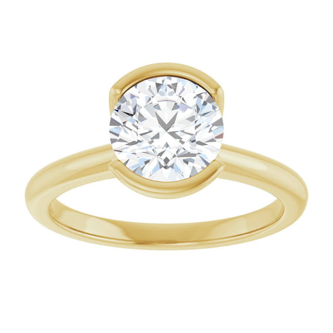 14K Gold 1-2 1/2 Carat Luxury Lab-Grown Diamond Engagement Ring