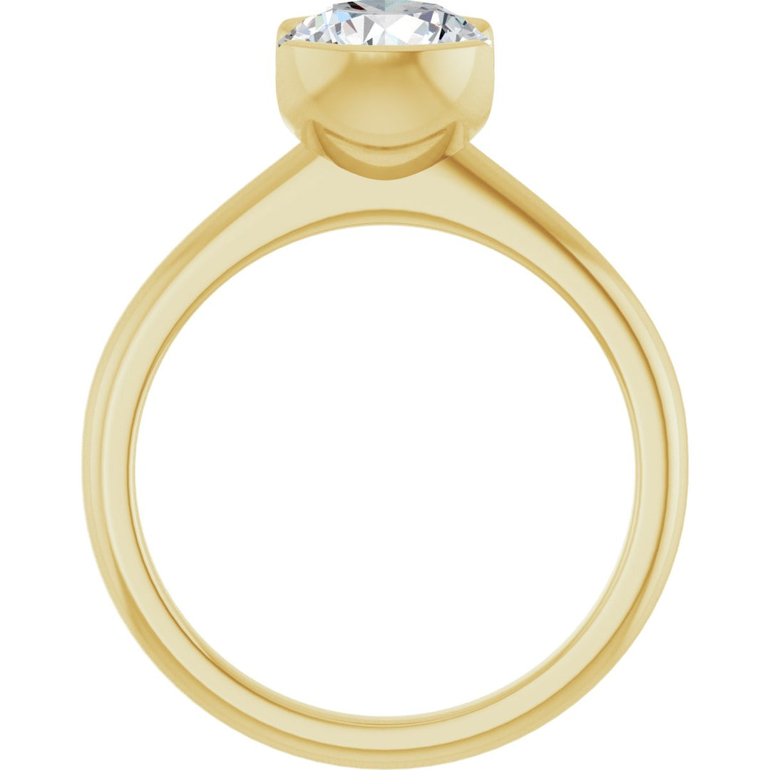 14K Gold 1-2 1/2 Carat Luxury Lab-Grown Diamond Engagement Ring