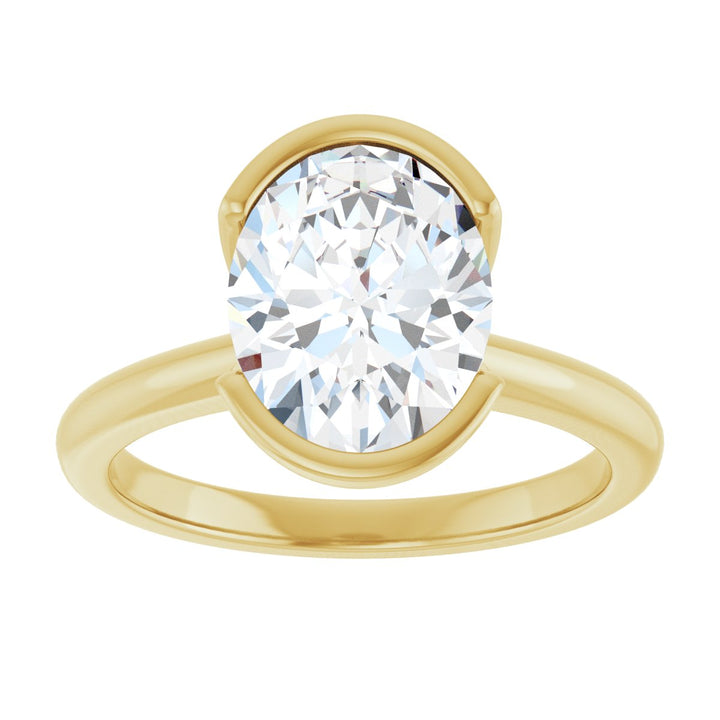 14K Gold 1-2 1/2 Carat Luxury Lab-Grown Diamond Engagement Ring