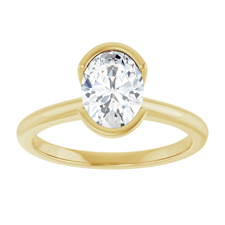 14K Gold 1-2 1/2 Carat Luxury Lab-Grown Diamond Engagement Ring