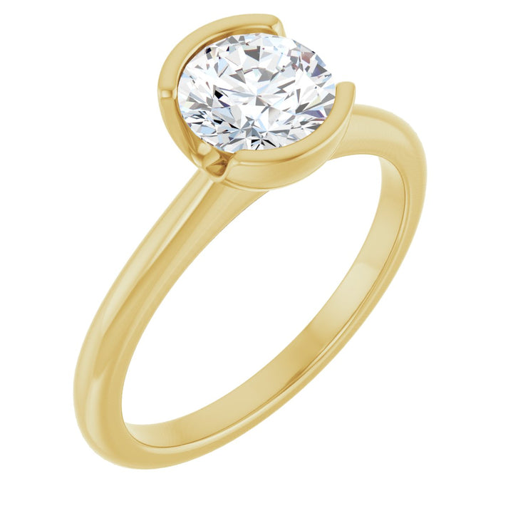 14K Gold 1-2 1/2 Carat Luxury Lab-Grown Diamond Engagement Ring