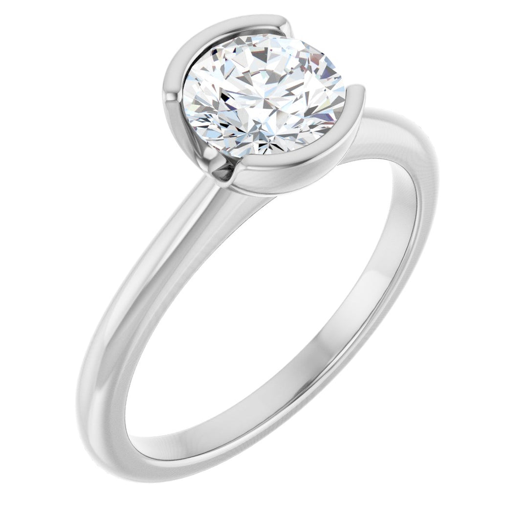14K Gold 1-2 1/2 Carat Luxury Lab-Grown Diamond Engagement Ring