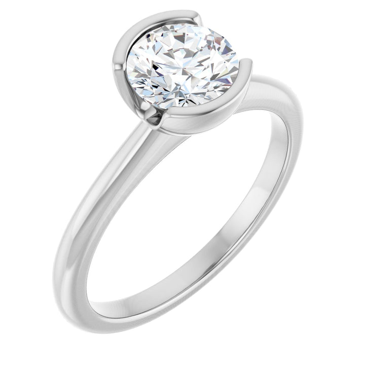 14K Gold 1-2 1/2 Carat Luxury Lab-Grown Diamond Engagement Ring