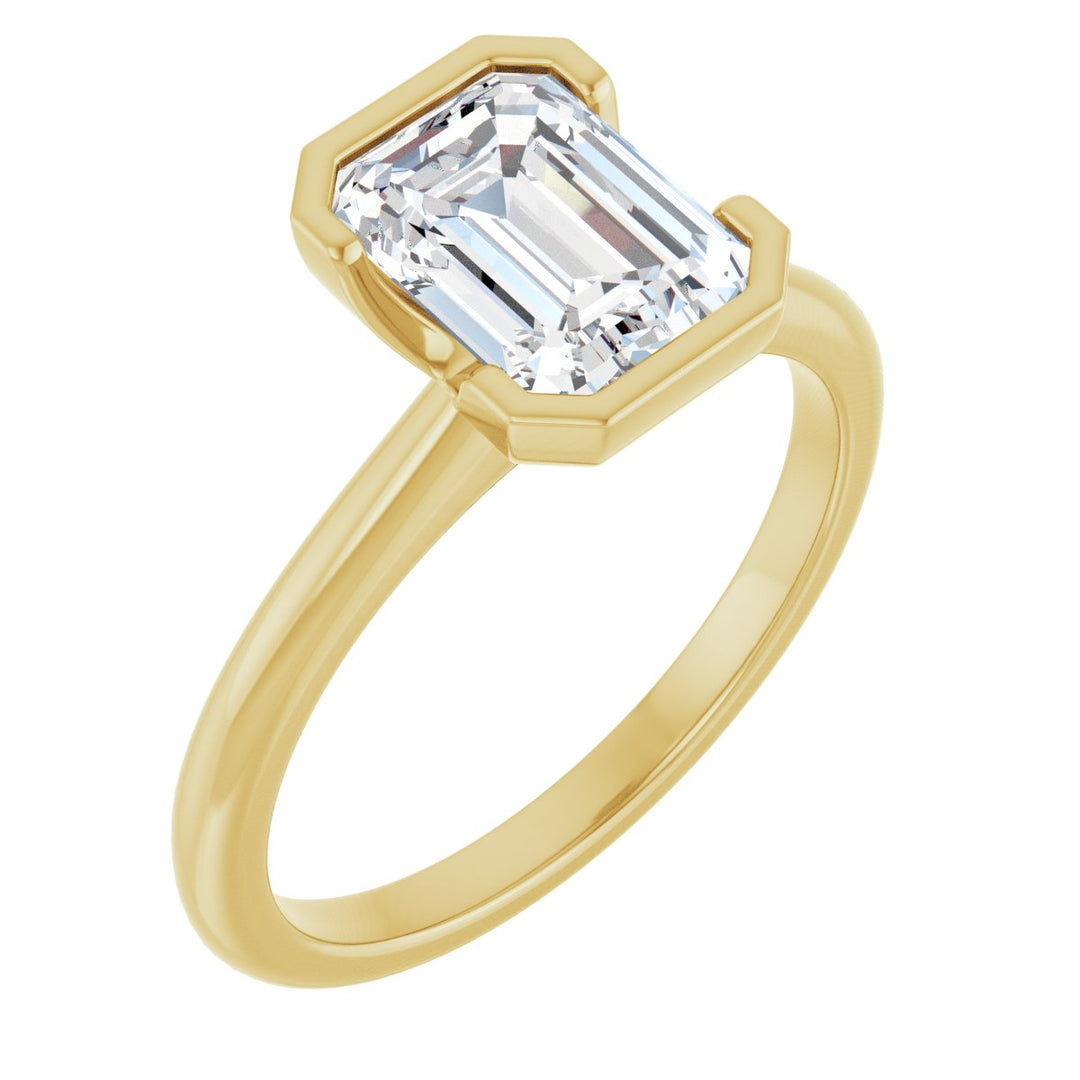 14K Gold 1-2 1/2 Carat Luxury Lab-Grown Diamond Engagement Ring