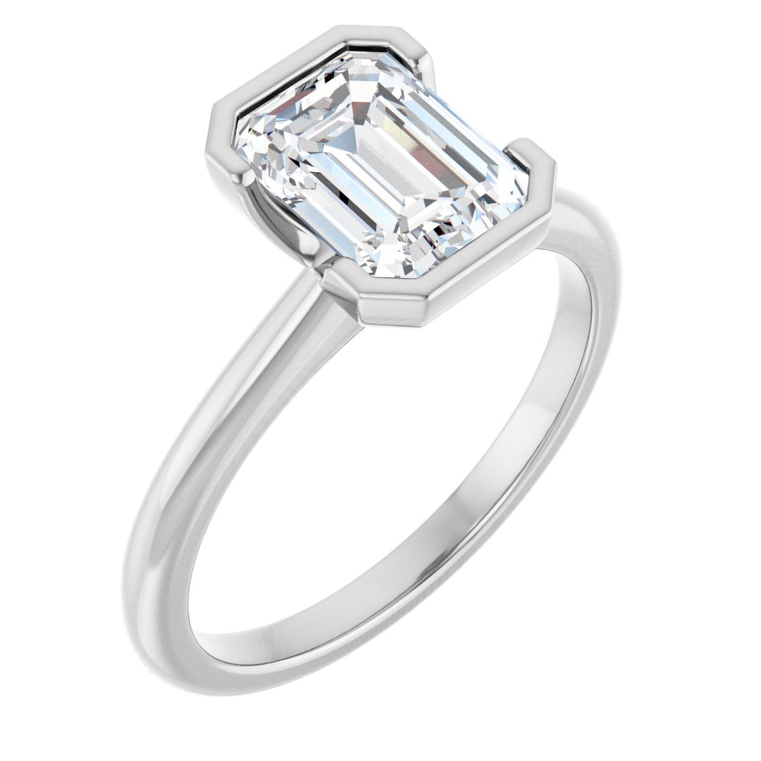 14K Gold 1-2 1/2 Carat Luxury Lab-Grown Diamond Engagement Ring