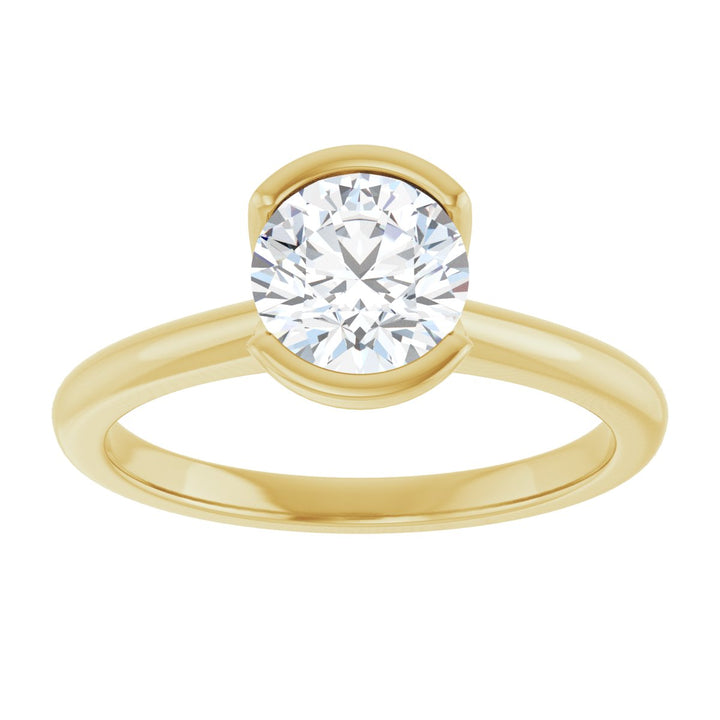 14K Gold 1-2 1/2 Carat Luxury Lab-Grown Diamond Engagement Ring