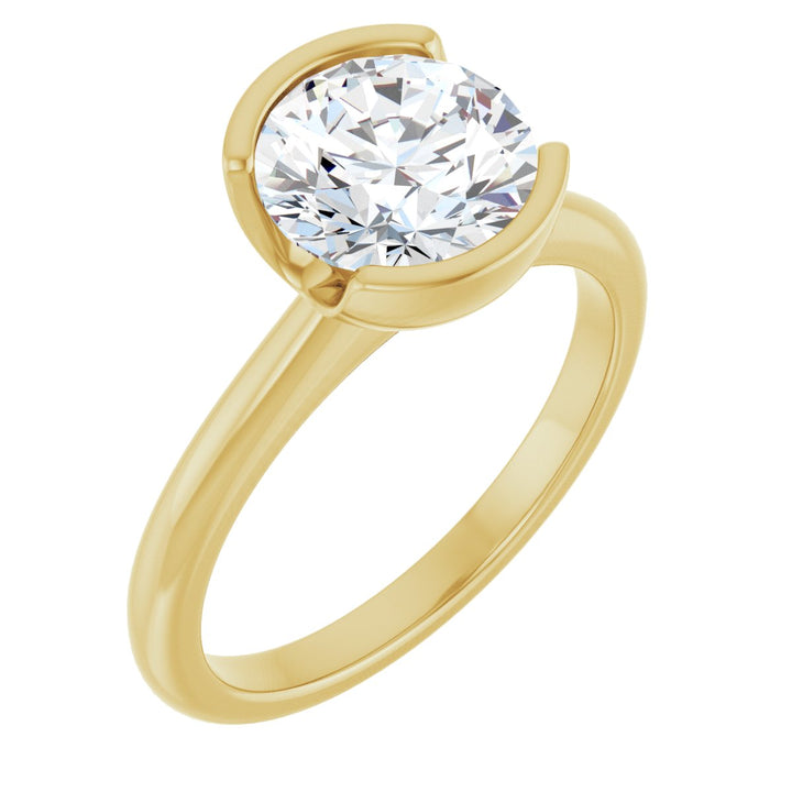 14K Gold 1-2 1/2 Carat Luxury Lab-Grown Diamond Engagement Ring