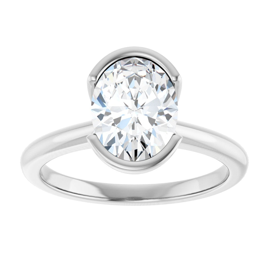 14K Gold 1-2 1/2 Carat Luxury Lab-Grown Diamond Engagement Ring