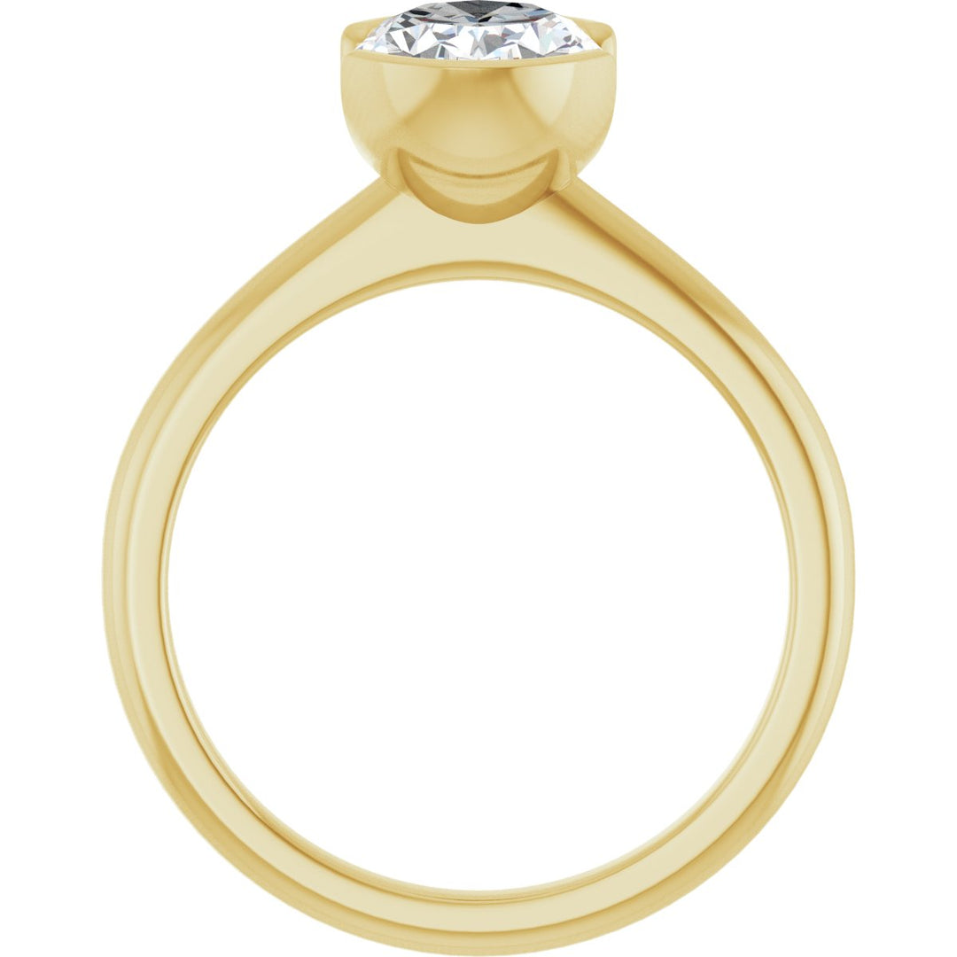 14K Gold 1-2 1/2 Carat Luxury Lab-Grown Diamond Engagement Ring
