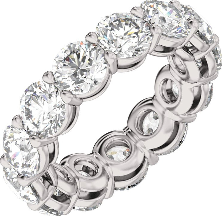 14K Gold 4 1/4-12 1/3 Carat Luxury Lab-Grown Diamond Low Profile Eternity Bands