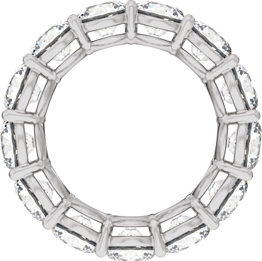 14K Gold 4 1/4-12 1/3 Carat Luxury Lab-Grown Diamond Low Profile Eternity Bands