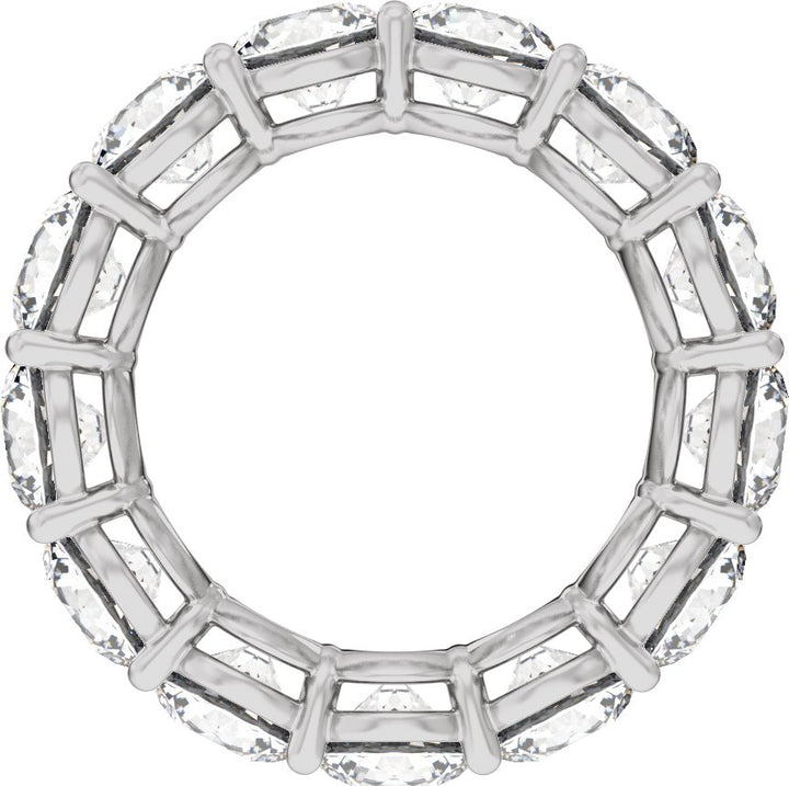 14K Gold 4 1/4-12 1/3 Carat Luxury Lab-Grown Diamond Low Profile Eternity Bands