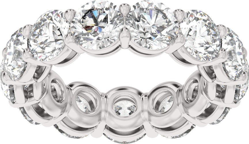 14K Gold 4 1/4-12 1/3 Carat Luxury Lab-Grown Diamond Low Profile Eternity Bands