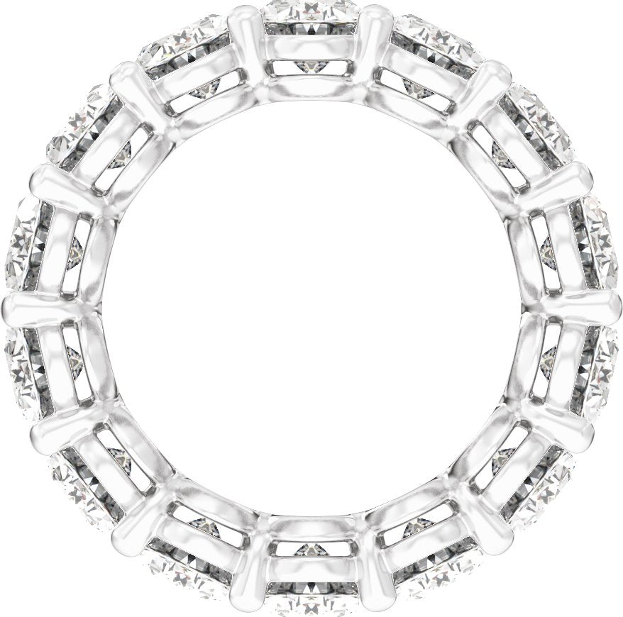14K Gold 4 1/4-12 1/3 Carat Luxury Lab-Grown Diamond Low Profile Eternity Bands