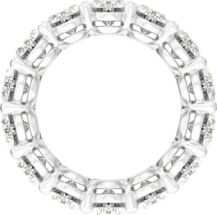 14K Gold 4 1/4-12 1/3 Carat Luxury Lab-Grown Diamond Low Profile Eternity Bands
