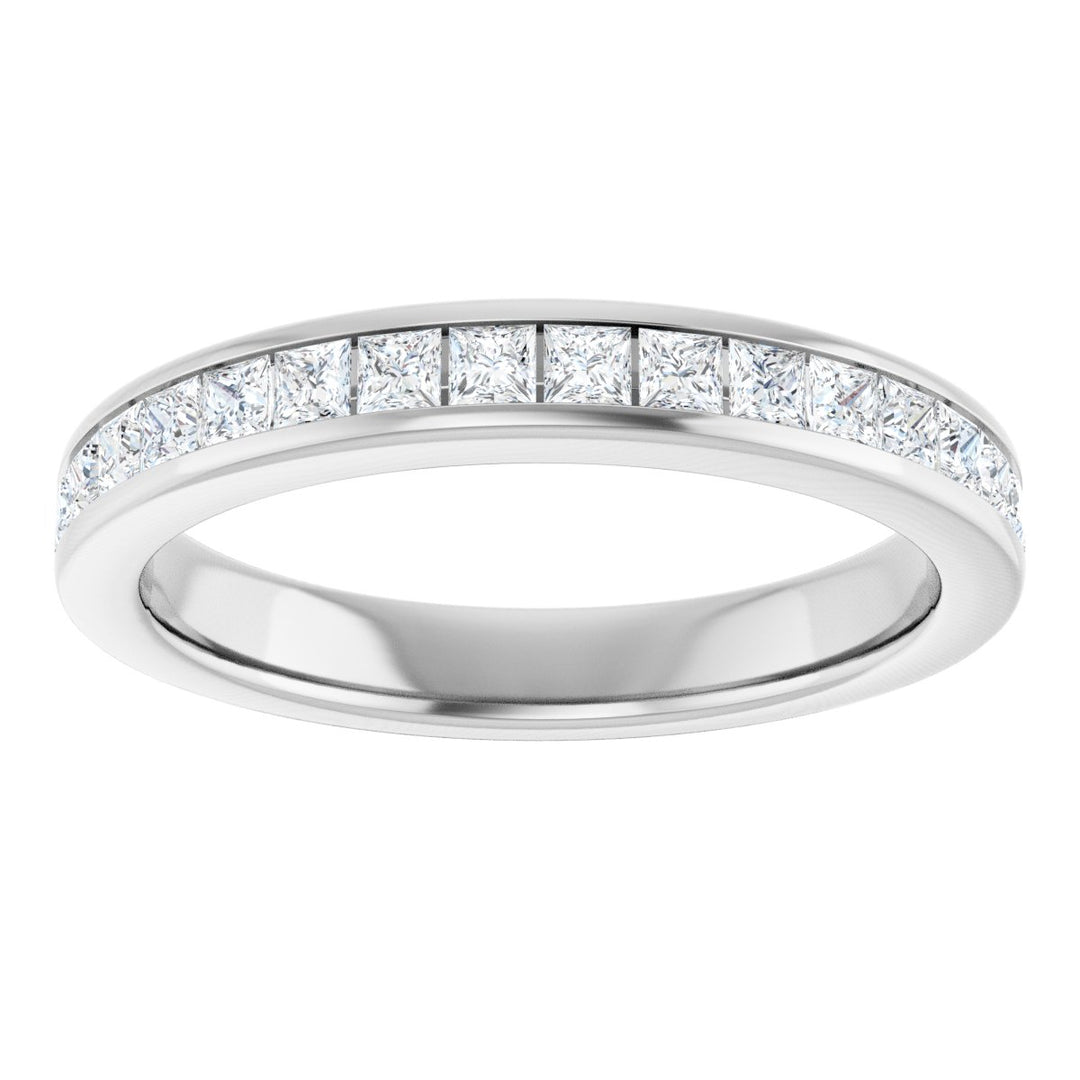 14K Gold Luxury Lab-Grown Diamond Matching Engagement Ring Band
