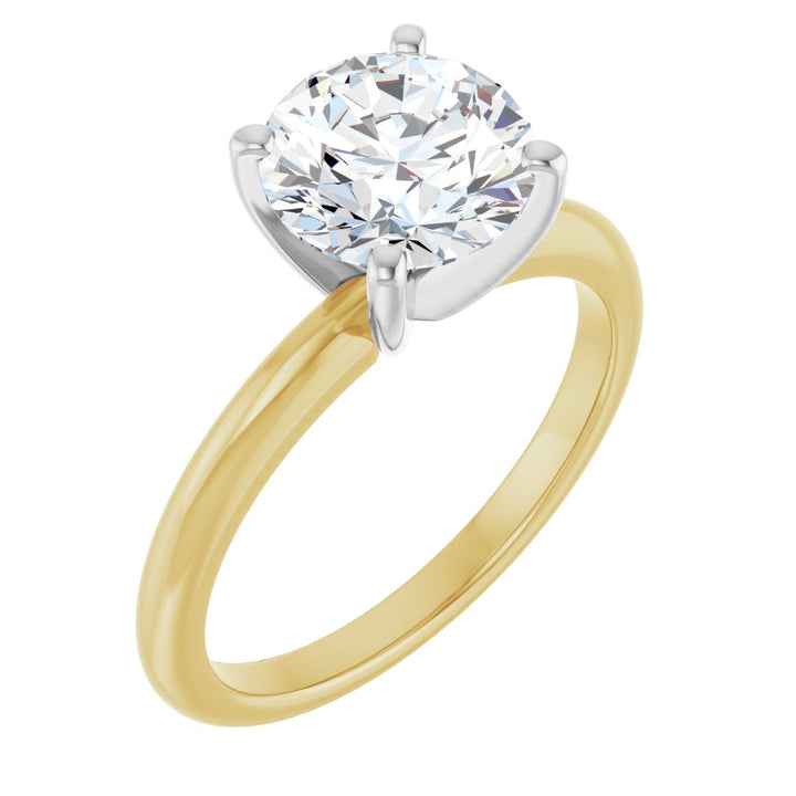 14K Gold 3/4-2 1/2 Carat Luxury Lab-Grown Diamond Engagement Ring