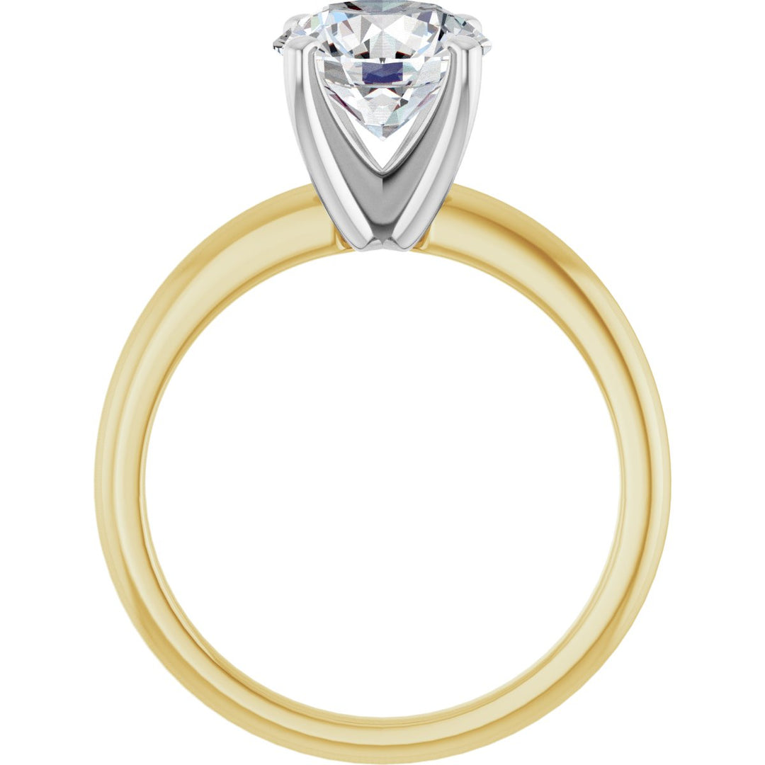 14K Gold 3/4-2 1/2 Carat Luxury Lab-Grown Diamond Engagement Ring