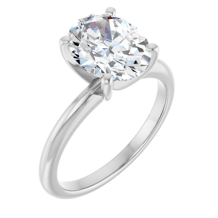 14K Gold 3/4-2 1/2 Carat Luxury Lab-Grown Diamond Engagement Ring