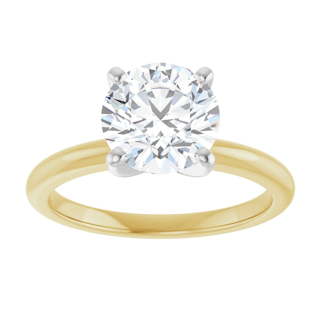 14K Gold 3/4-2 1/2 Carat Luxury Lab-Grown Diamond Engagement Ring