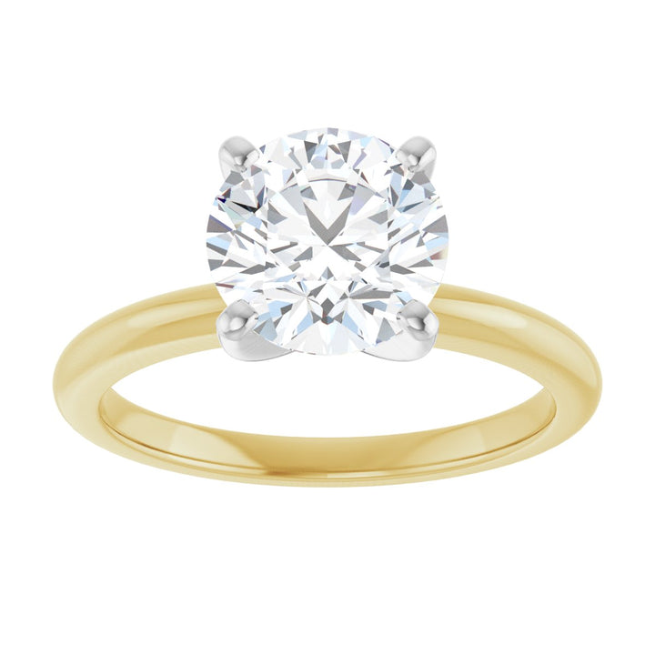 14K Gold 3/4-2 1/2 Carat Luxury Lab-Grown Diamond Engagement Ring