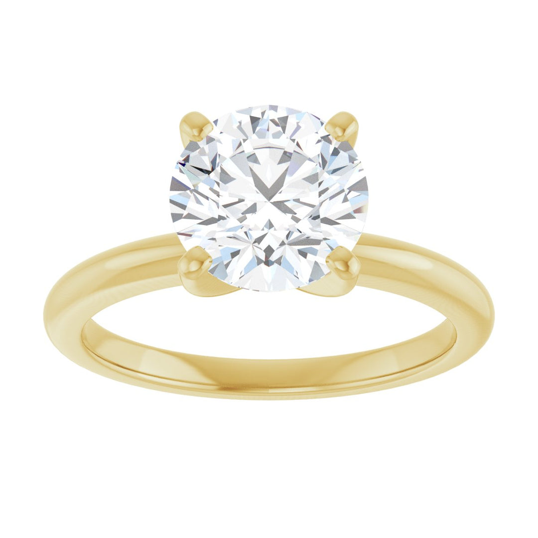 14K Gold 3/4-2 1/2 Carat Luxury Lab-Grown Diamond Engagement Ring