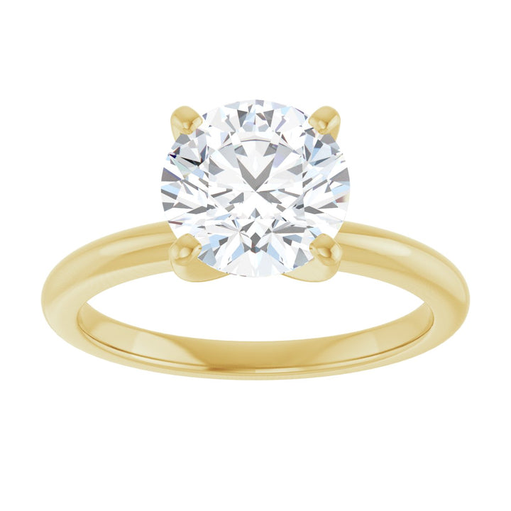 14K Gold 3/4-2 1/2 Carat Luxury Lab-Grown Diamond Engagement Ring