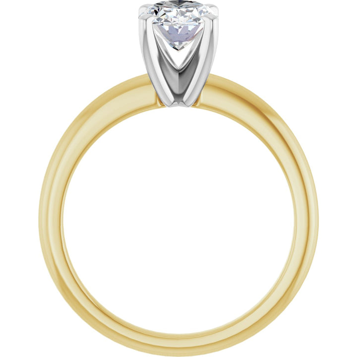 14K Gold 3/4-2 1/2 Carat Luxury Lab-Grown Diamond Engagement Ring