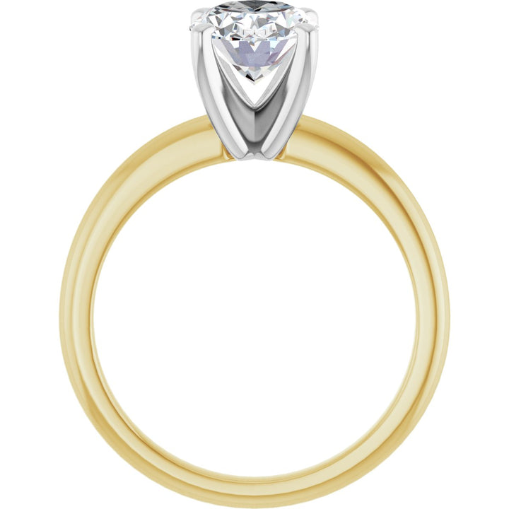 14K Gold 3/4-2 1/2 Carat Luxury Lab-Grown Diamond Engagement Ring
