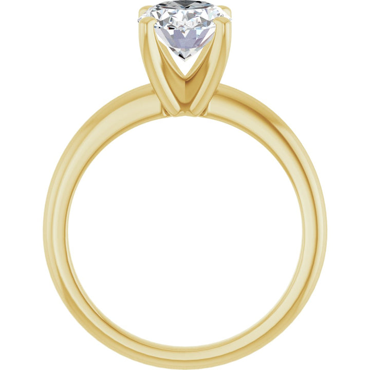 14K Gold 3/4-2 1/2 Carat Luxury Lab-Grown Diamond Engagement Ring