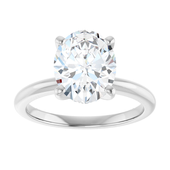 14K Gold 3/4-2 1/2 Carat Luxury Lab-Grown Diamond Engagement Ring