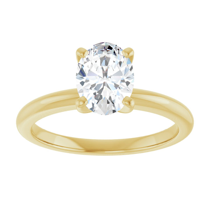 14K Gold 3/4-2 1/2 Carat Luxury Lab-Grown Diamond Engagement Ring