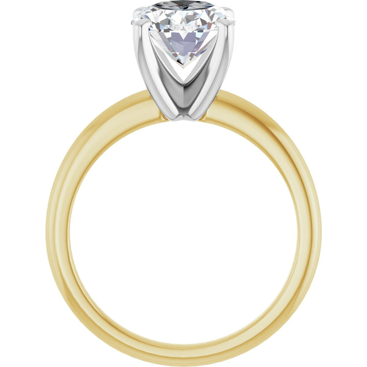 14K Gold 3/4-2 1/2 Carat Luxury Lab-Grown Diamond Engagement Ring