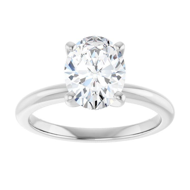 14K Gold 3/4-2 1/2 Carat Luxury Lab-Grown Diamond Engagement Ring