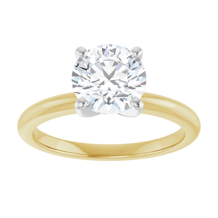 14K Gold 3/4-2 1/2 Carat Luxury Lab-Grown Diamond Engagement Ring