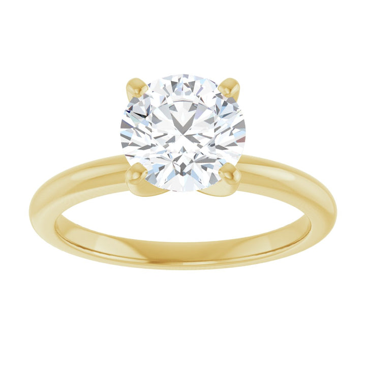 14K Gold 3/4-2 1/2 Carat Luxury Lab-Grown Diamond Engagement Ring