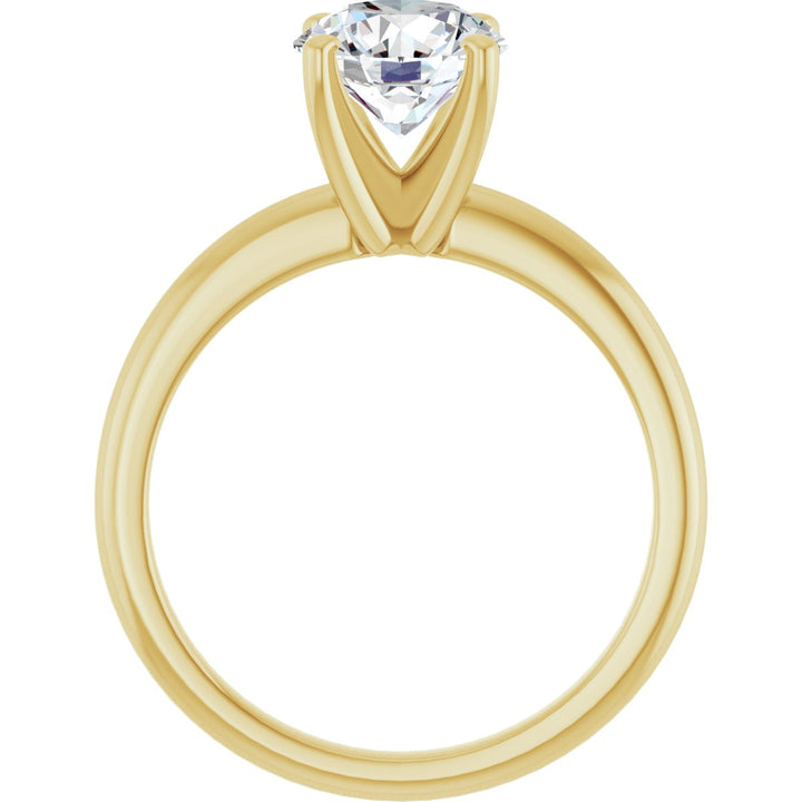 14K Gold 3/4-2 1/2 Carat Luxury Lab-Grown Diamond Engagement Ring